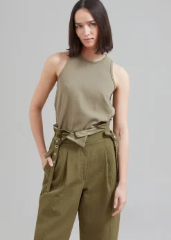 3.1 Phillip Lim Cotton Linen Paperbag Pant