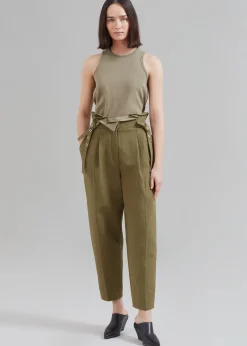 3.1 Phillip Lim Cotton Linen Paperbag Pant
