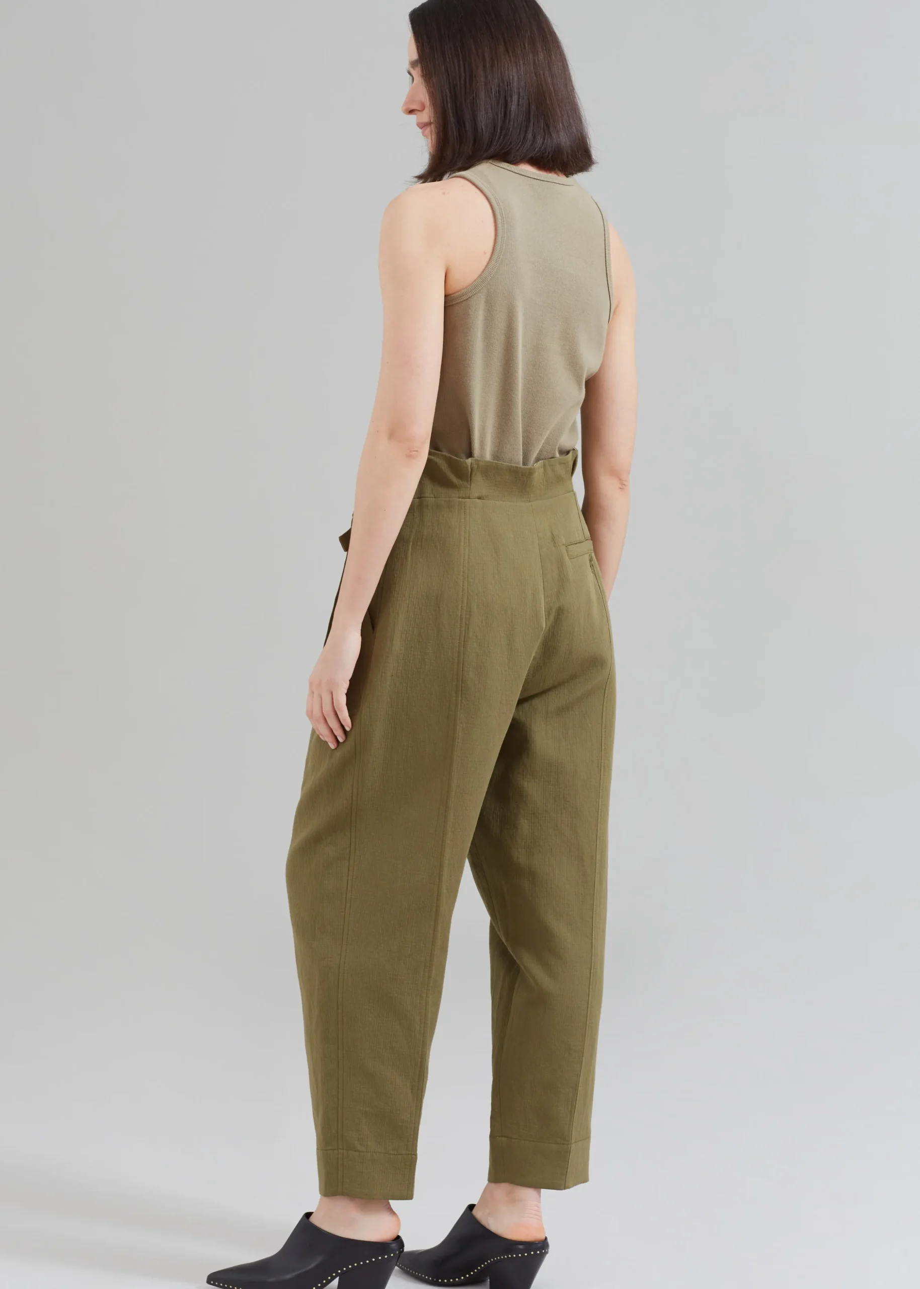 3.1 Phillip Lim Cotton Linen Paperbag Pant