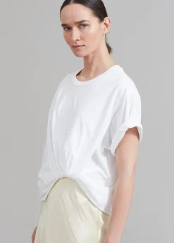 3.1 Phillip Lim Draped T-Shirt Slip Combo Dress