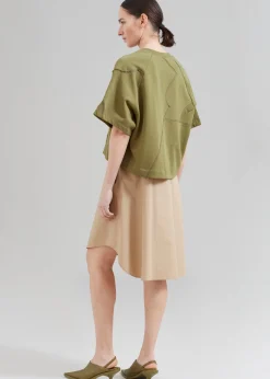 3.1 Phillip Lim Patched Sweatshirt Combo Dress