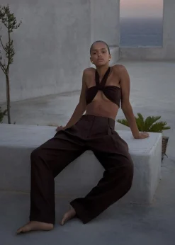 Aexae Wrap Tie Swim Top