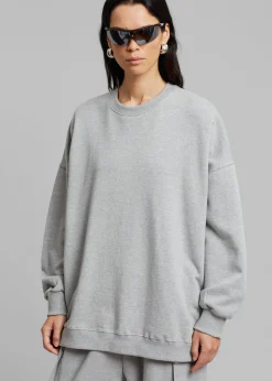 Aliz Open Back Sweatshirt