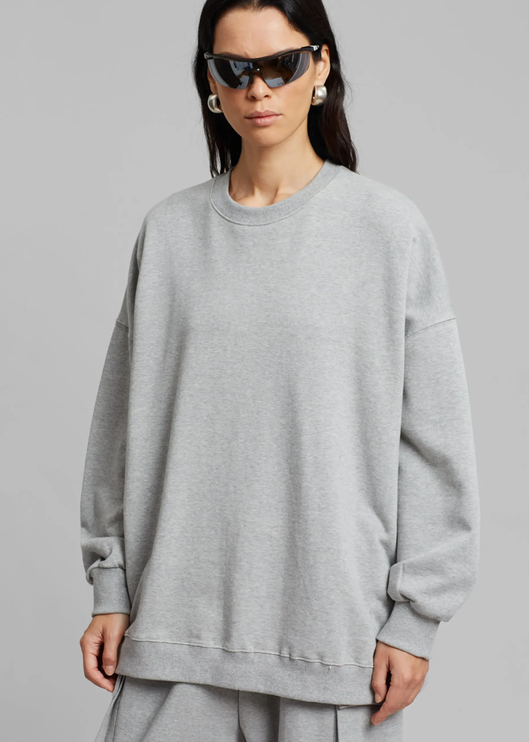 Aliz Open Back Sweatshirt