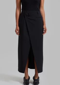 Annabel Asymmetric Midi Skirt