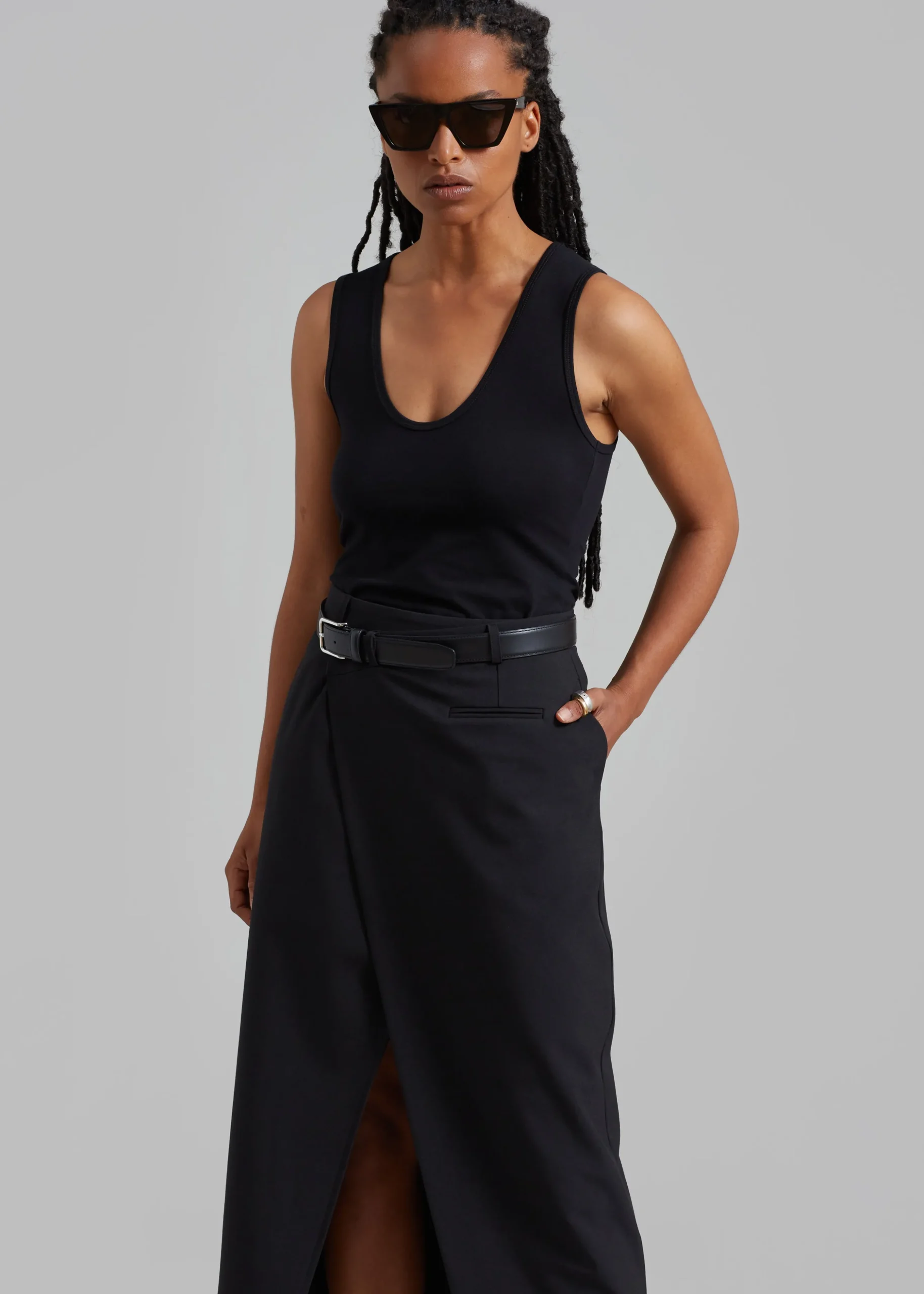 Annabel Asymmetric Midi Skirt