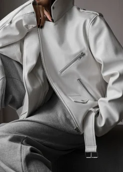 Aria Faux Leather Jacket