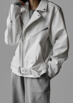 Aria Faux Leather Jacket