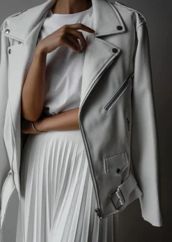 Aria Faux Leather Jacket