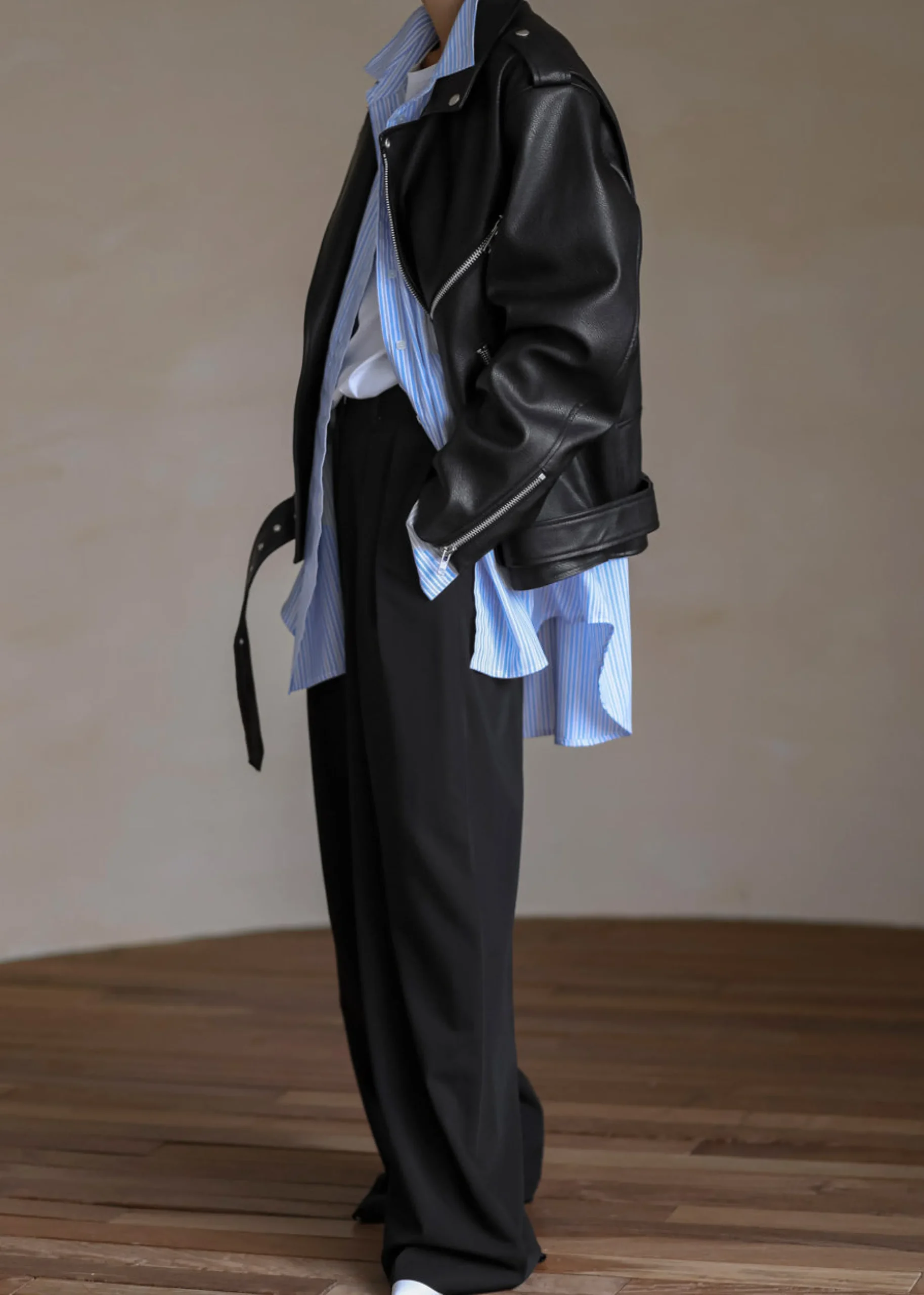 Aria Faux Leather Jacket
