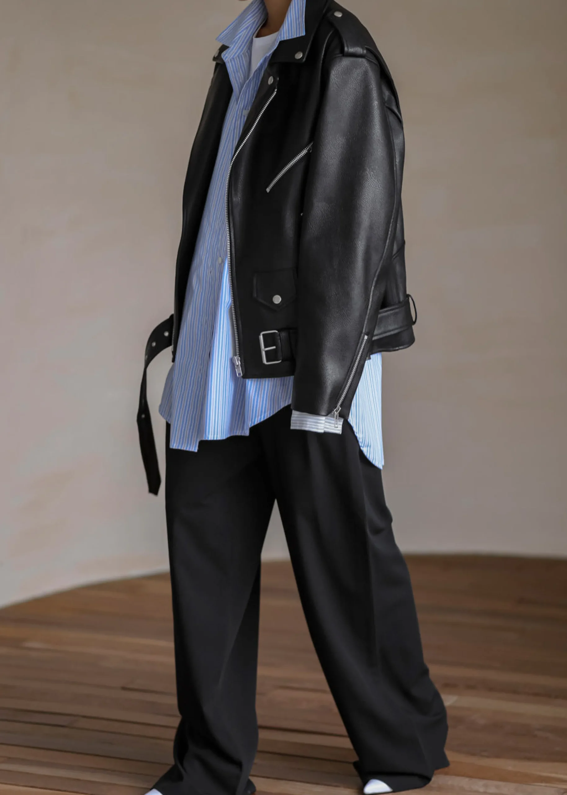 Aria Faux Leather Jacket