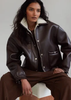 Arin Faux Leather Jacket
