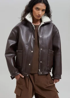 Arin Faux Leather Jacket