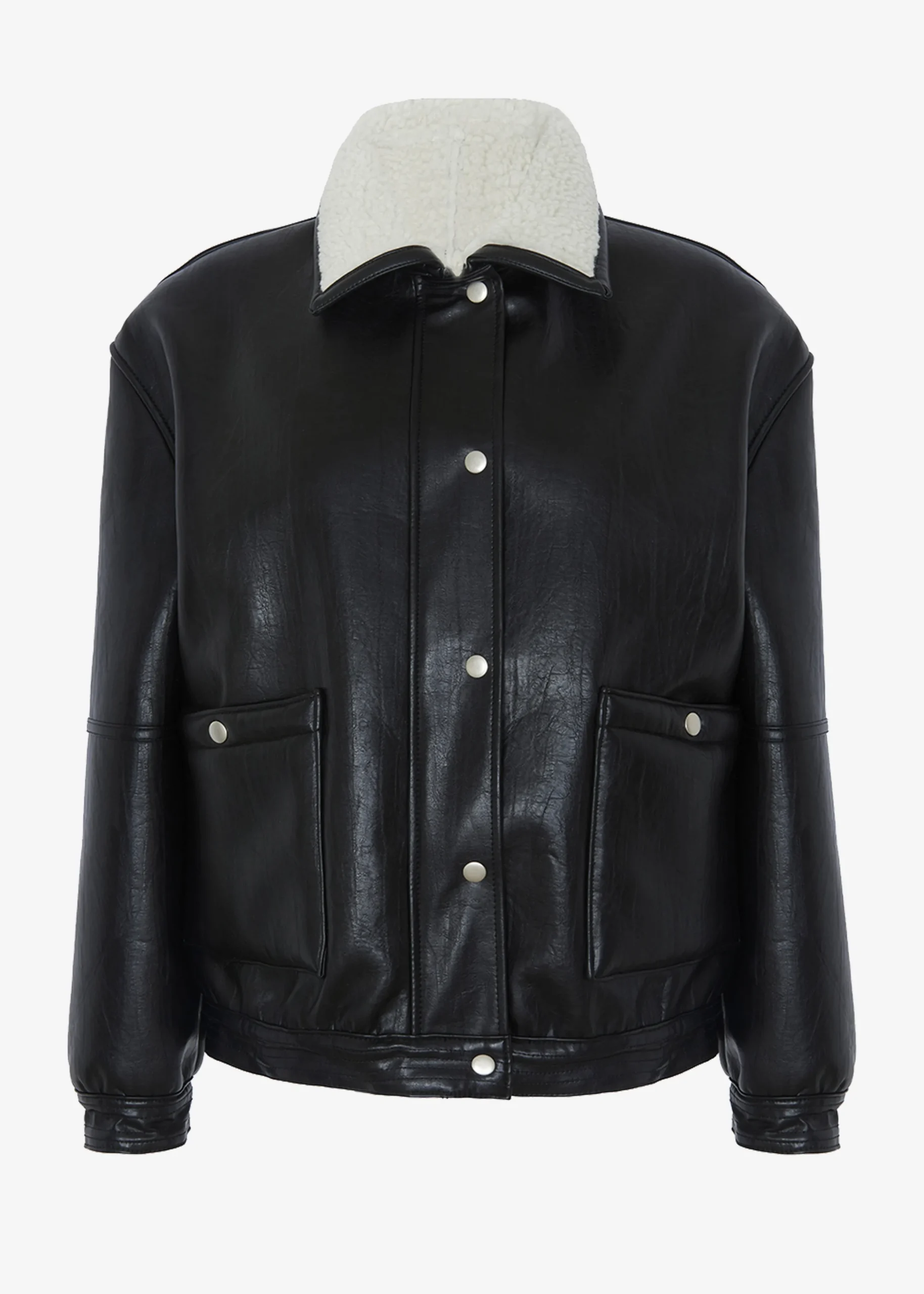 Arin Faux Leather Jacket