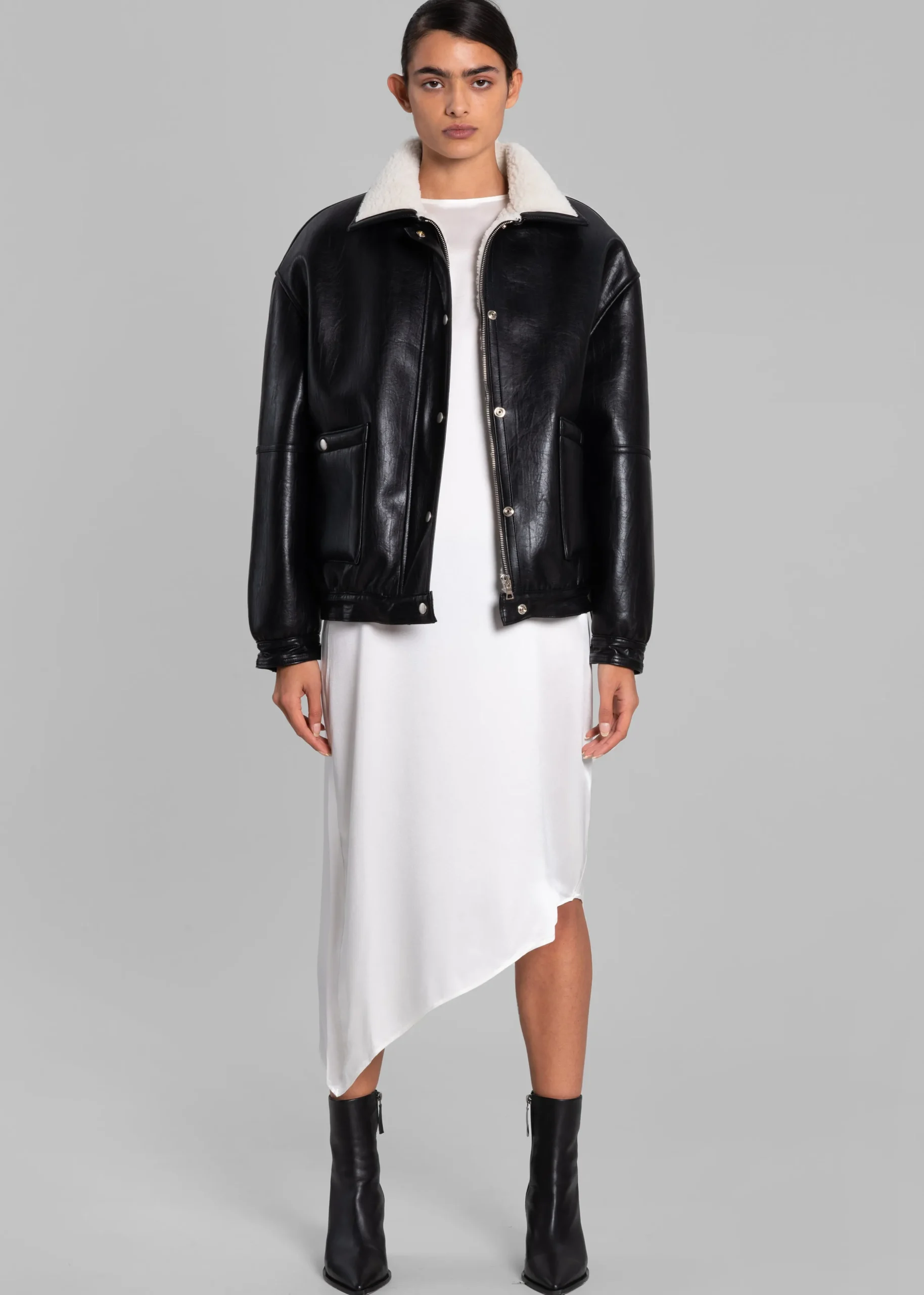 Arin Faux Leather Jacket