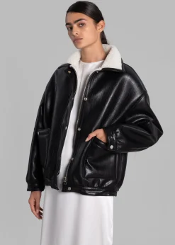 Arin Faux Leather Jacket