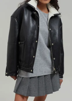 Arin Faux Leather Jacket