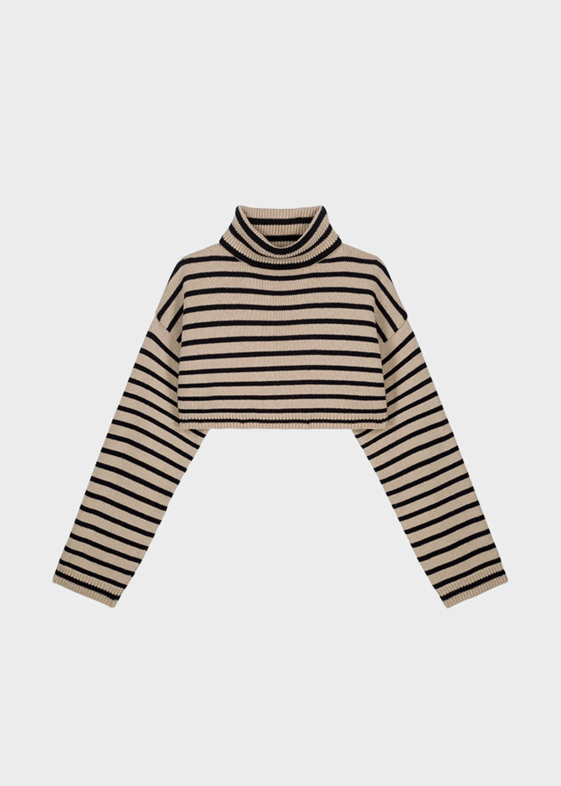 Athina Cropped Turtleneck Sweater