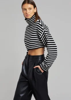Athina Cropped Turtleneck Sweater
