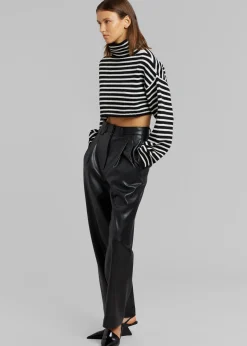 Athina Cropped Turtleneck Sweater