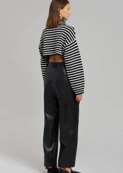 Athina Cropped Turtleneck Sweater