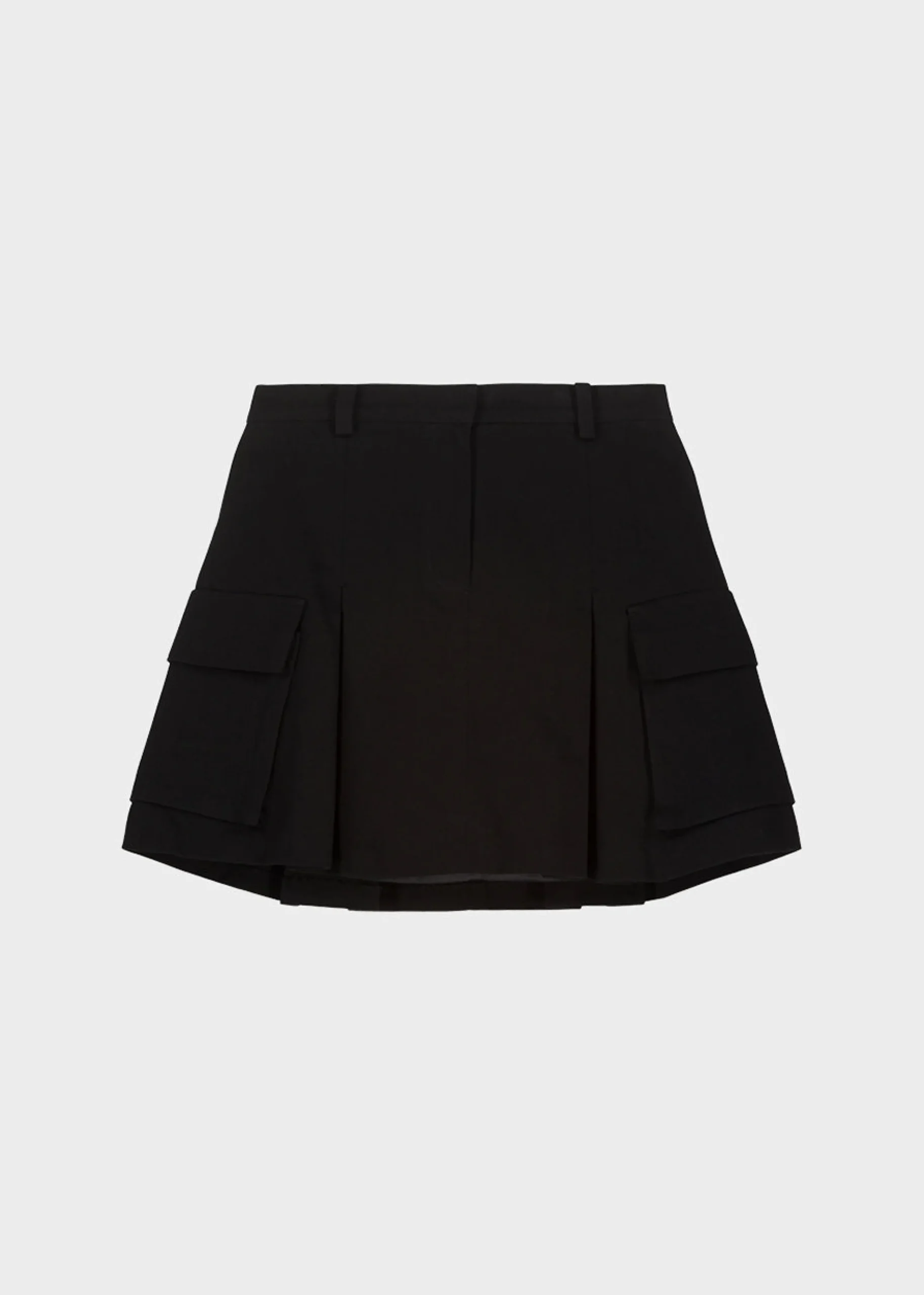 Audrey Cargo Pleated Miniskirt