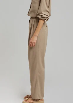 Bea Fluid Pinstripe Suit Pants