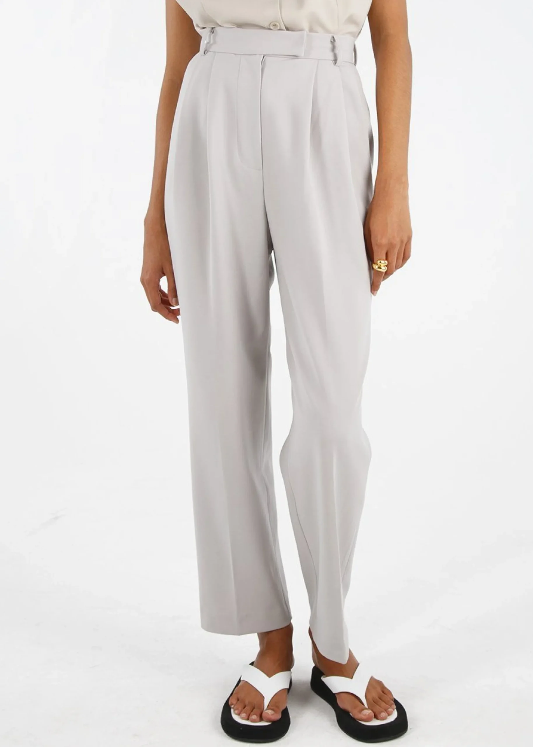 Bea Pleated Suit Pants
