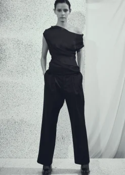 Beare Park Silk Georgette Off The Shoulder Top