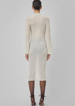 Beare Park Silk Georgette Tie Blouse Dress