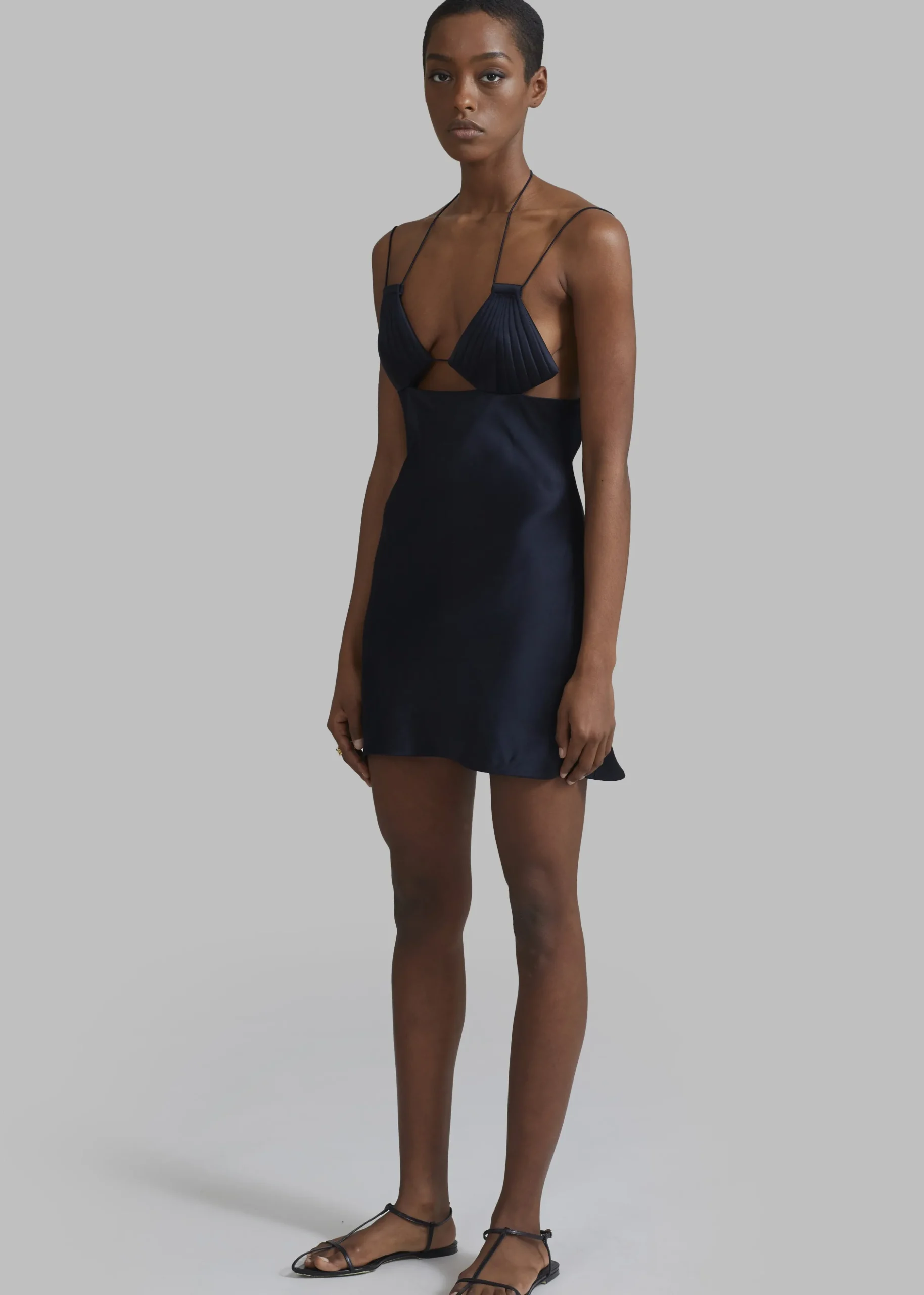 Bevza Mermaid Mini Dress