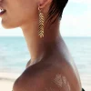 Bevza Spikelet Medium Earrings