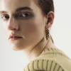 Bevza Spikelet Short Earrings