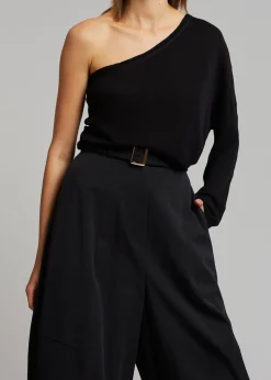 Bianca One Shoulder Loose Knit Top