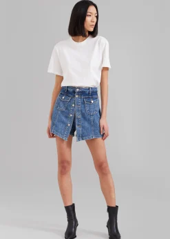 Blades Denim Skort