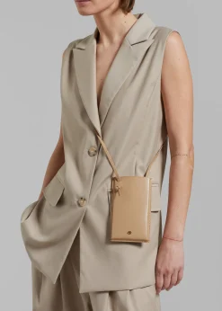 By Malene Birger Aya Leather Phone Pouch