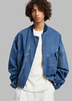 Cade Denim Bomber
