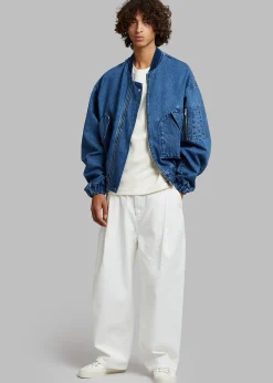 Cade Denim Bomber
