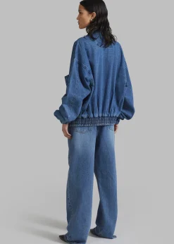 Cade Denim Bomber