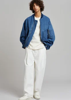 Cade Denim Bomber