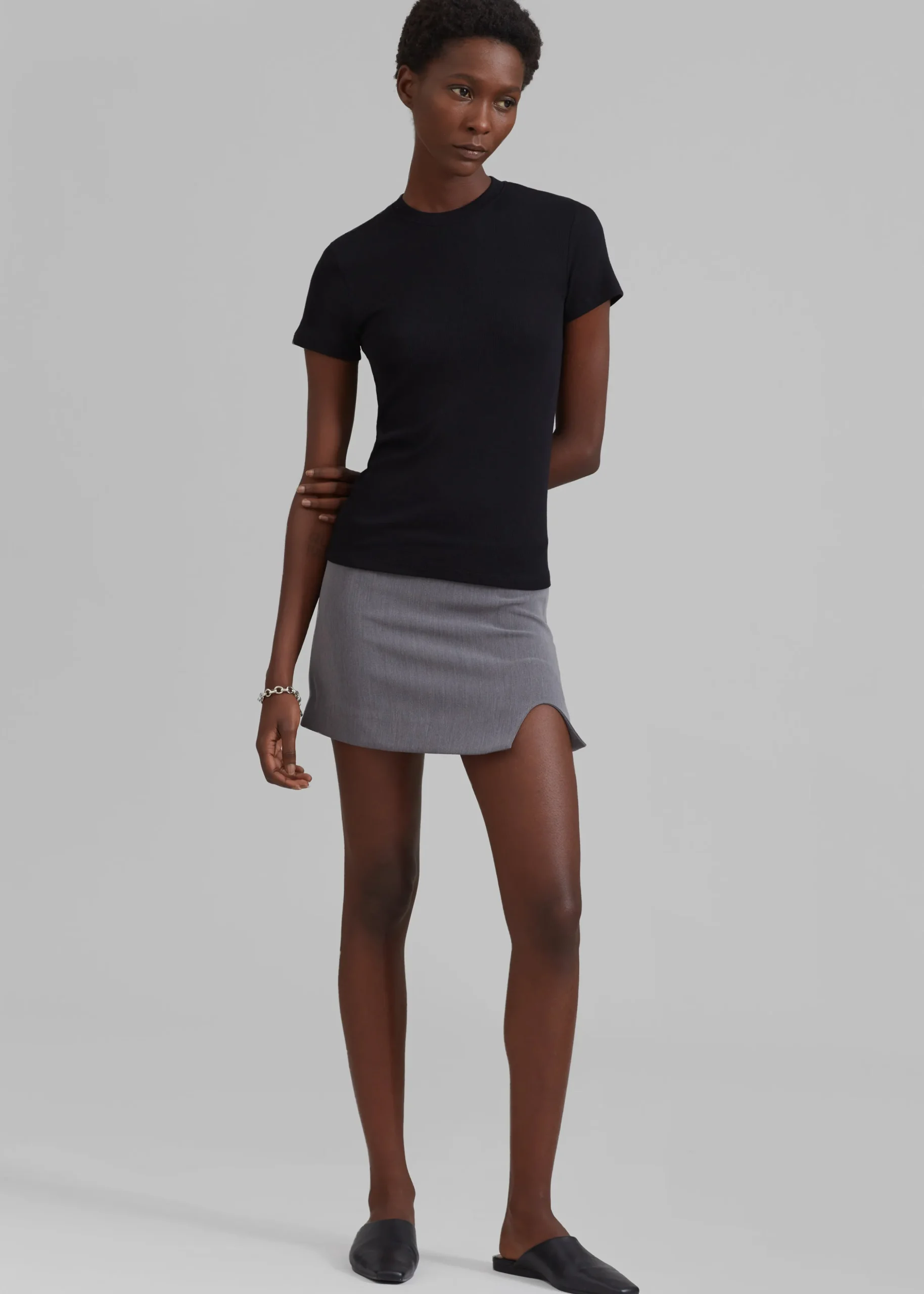 Chester Mini Slit Skirt