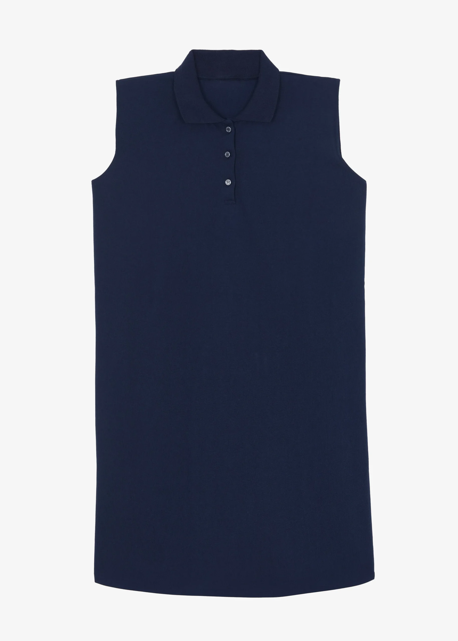 Chris Polo Padded Shoulders Mini Dress