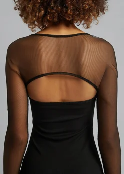 Christopher Esber Polar Orbit Ruched Shawl Mini Dress