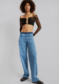 Christopher Esber Polar Orbit Shawl Crop