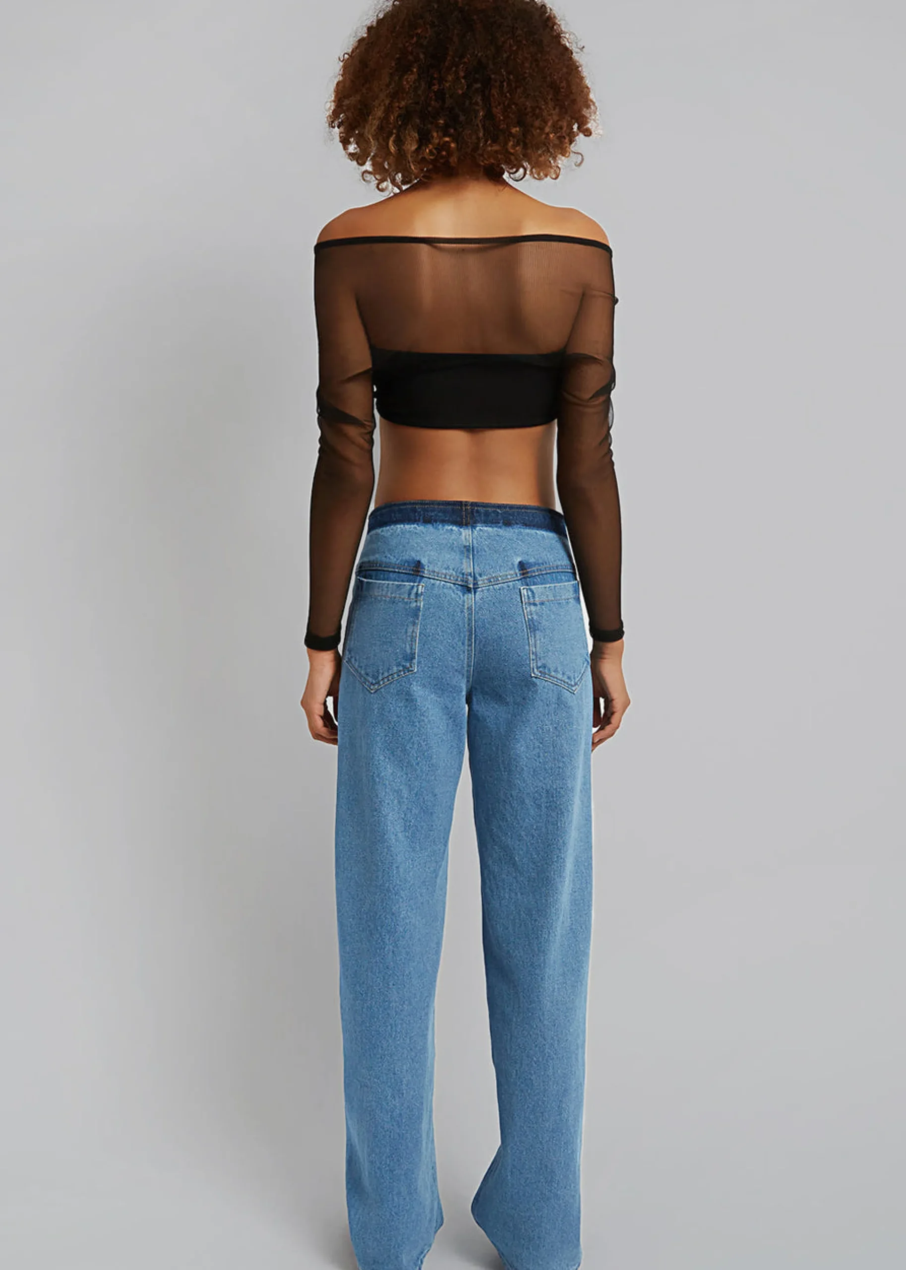 Christopher Esber Polar Orbit Shawl Crop