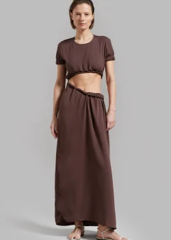 Christopher Esber Roll Sleeve Tee Dress