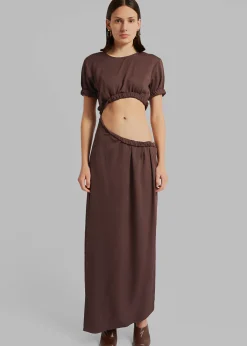 Christopher Esber Roll Sleeve Tee Dress