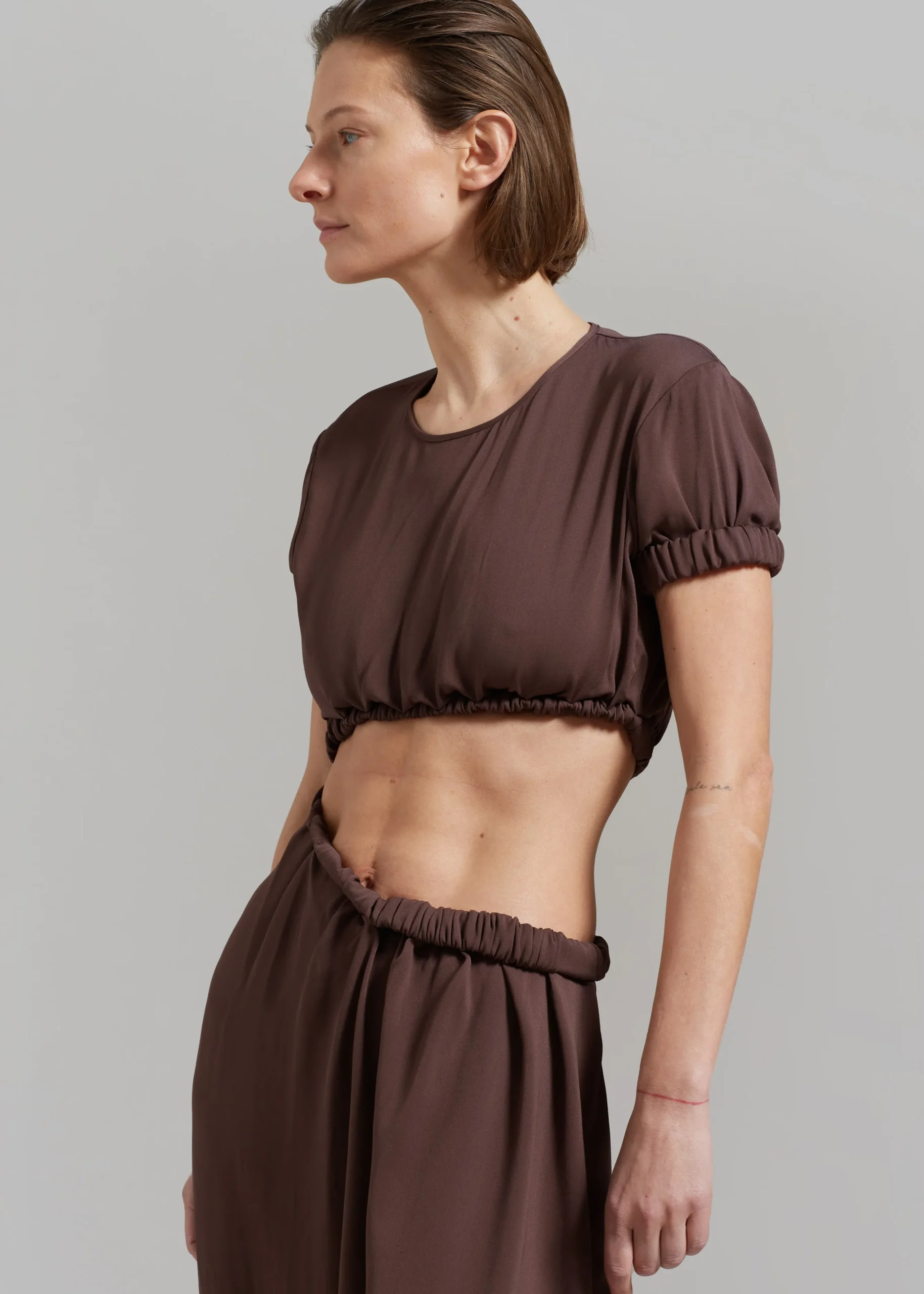 Christopher Esber Roll Sleeve Tee Dress