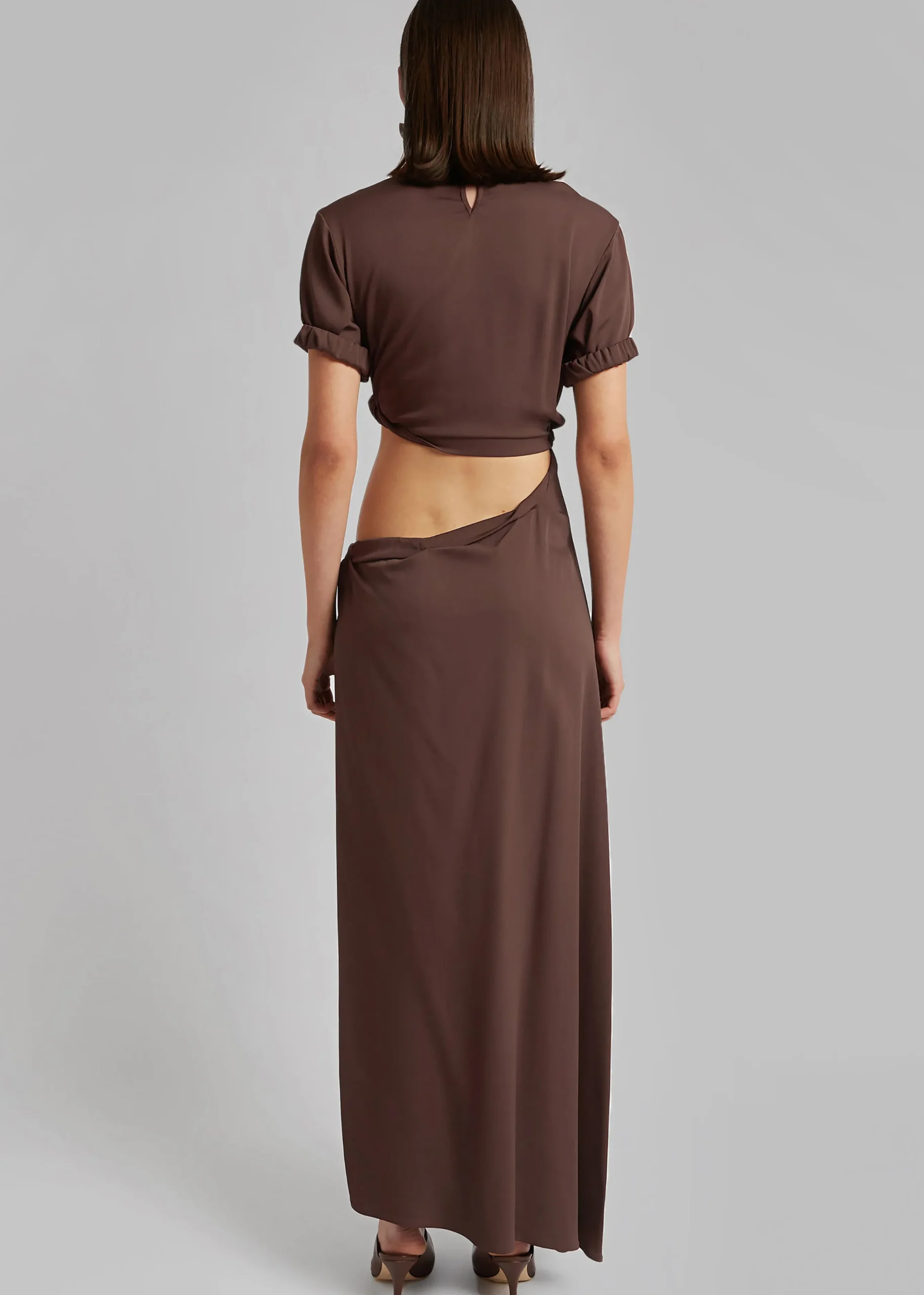 Christopher Esber Roll Sleeve Tee Dress
