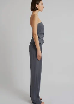 Christopher Esber Side Cowl Strapless Top
